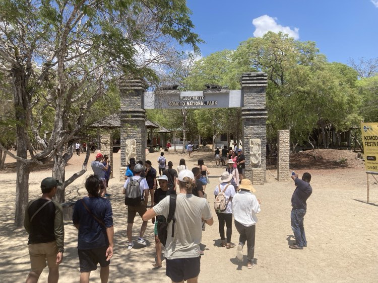 Komodo National park entrance